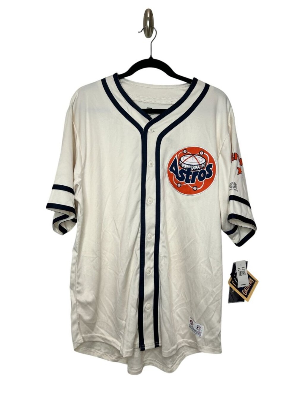 NWT Houston Astros Cooperstown Collection Jersey Mens Large Retro MSRP $44.99